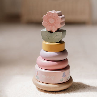 Little Dutch Wooden Rocking Ring Stacker - Fairy Garden