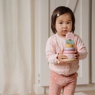 Little Dutch Wooden Rocking Ring Stacker - Fairy Garden