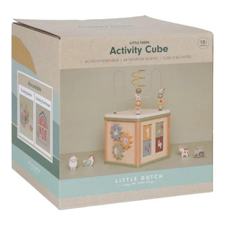 Little Dutch Wooden Activity Cube - Little Farm