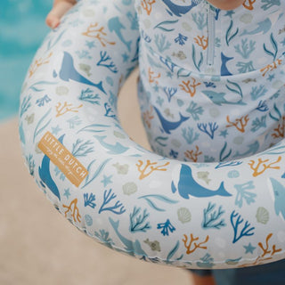 Little Dutch Swim Ring Ocean Dreams - Blue