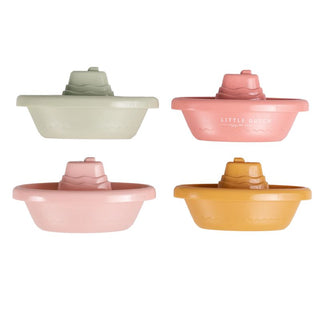 Little Dutch Stackable Bath Boats Pink
