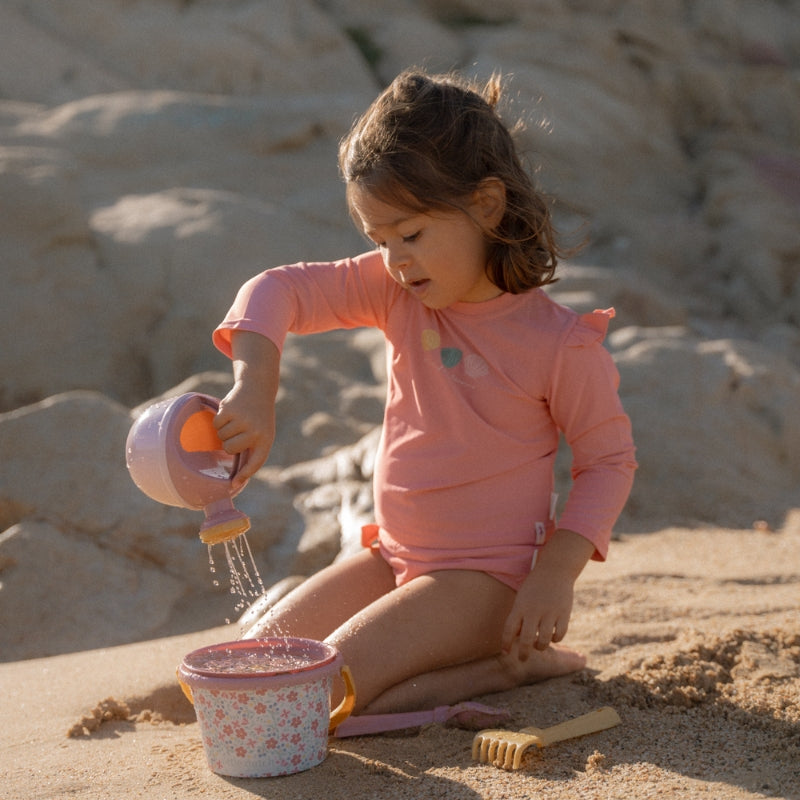 Little Dutch Beach Set - Pink Flowers