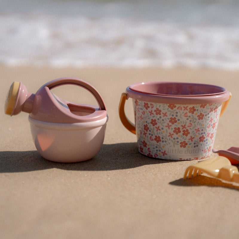 Little Dutch Beach Set - Pink Flowers