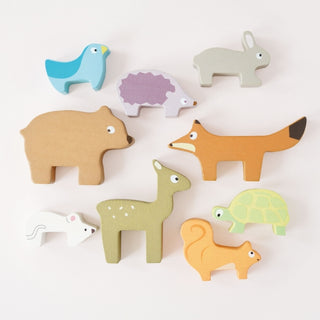 Le Toy Van Forest Stacking Animals & Bag