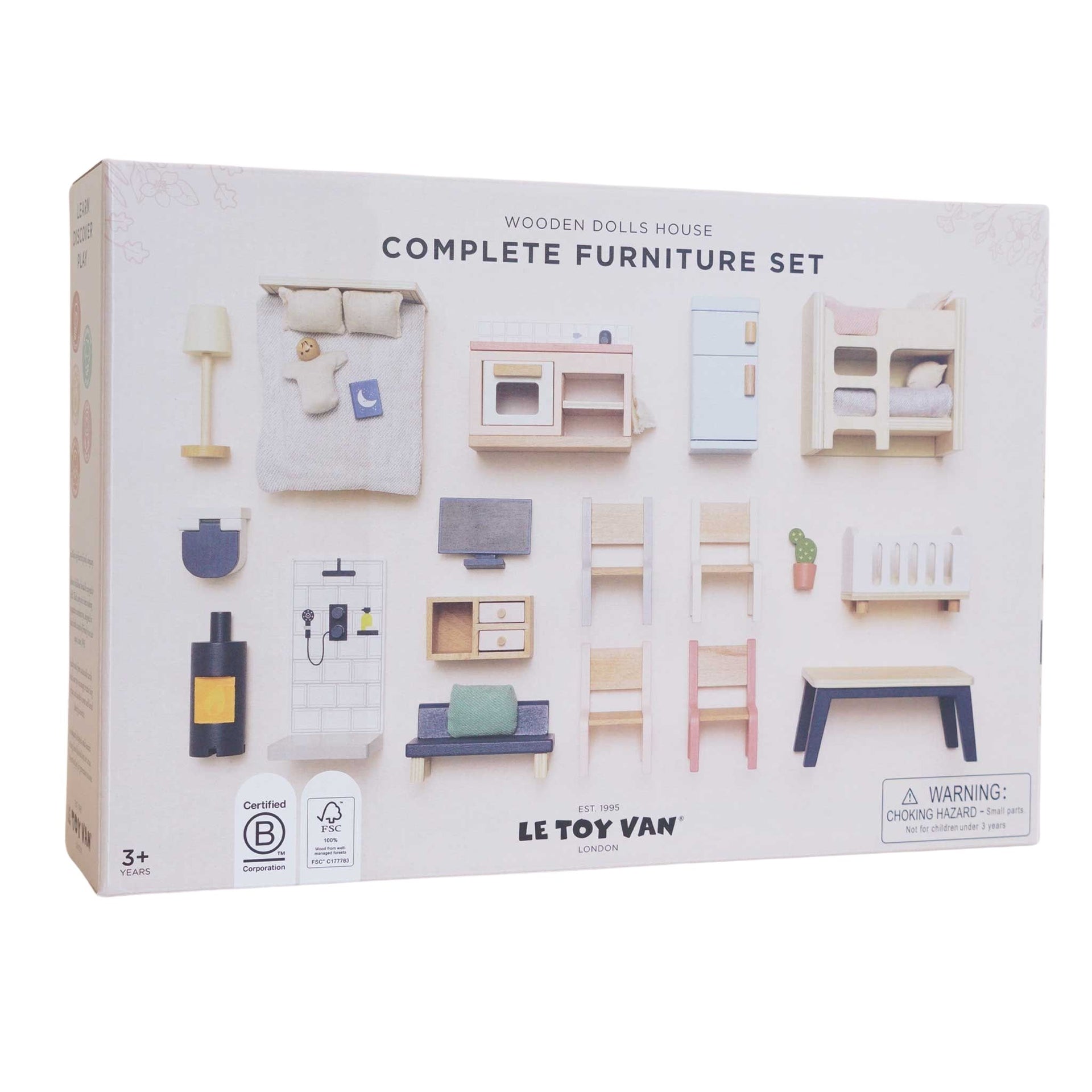 Le Toy Van Complete Dolls House Furniture Set