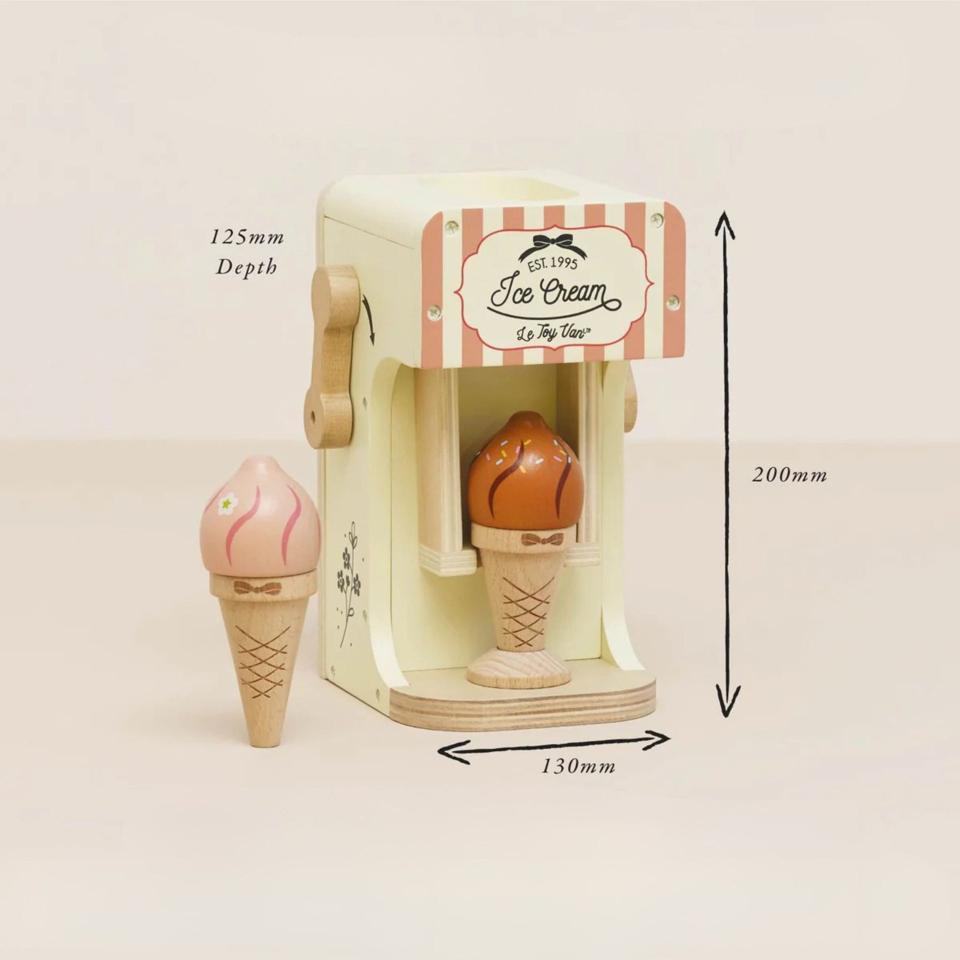 Le Toy Van Ice Cream Machine & Play Food Cones
