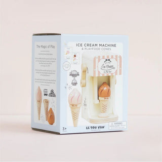 Le Toy Van Ice Cream Machine & Play Food Cones