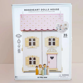 Le Toy Van Roseheart Wooden Dolls House & Furniture