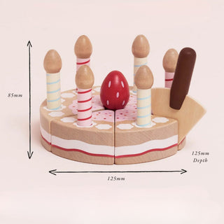 Le Toy Van Sliceable Birthday Cake & Candles