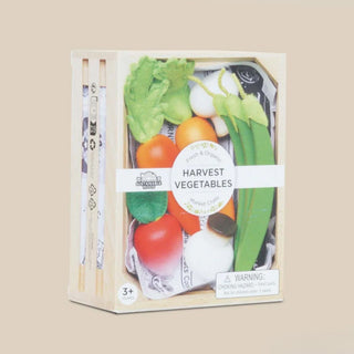 Le Toy Van Harvest Vegetables Wooden Food Crate
