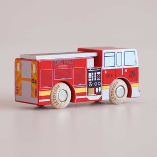 Le Toy Van Wooden Fire Engine - Quinn