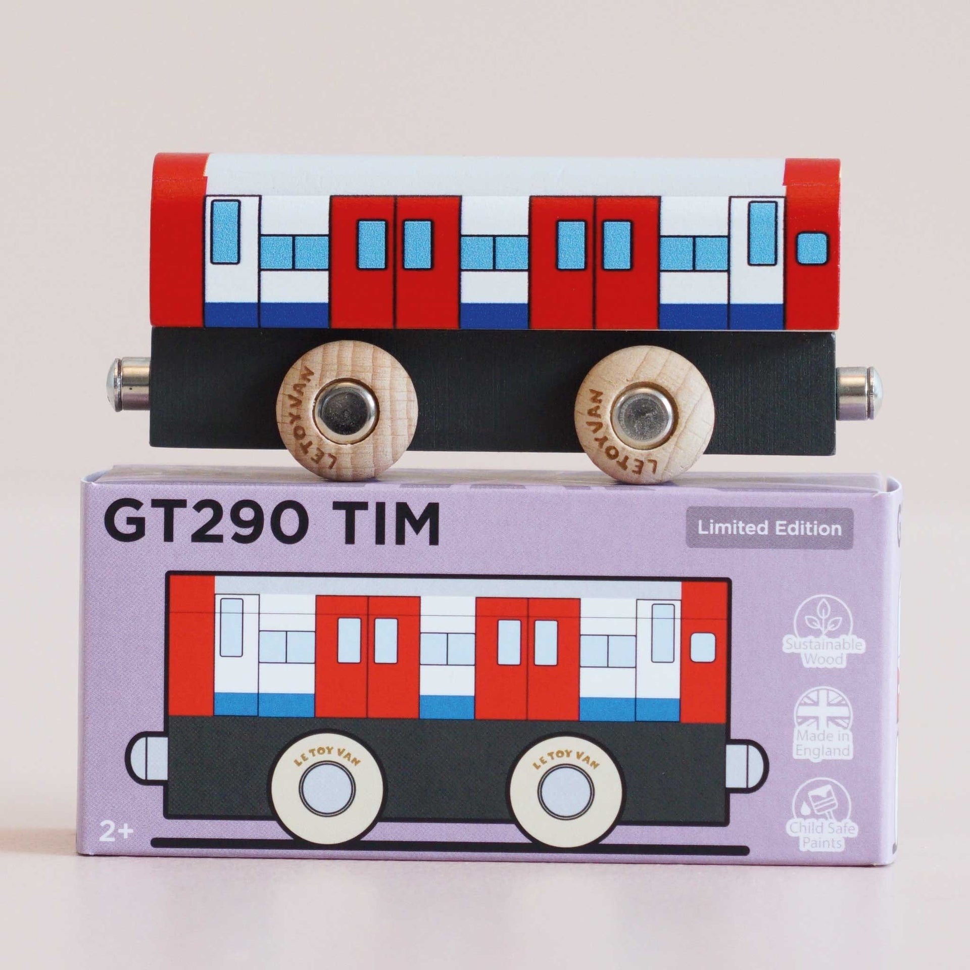 Le Toy Van Wooden Tube Train - Tim