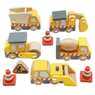 Le Toy Van Construction Vehicle Set