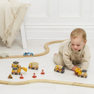 Le Toy Van Construction Vehicle Set