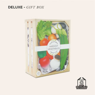 Le Toy Van Harvest Vegetables Wooden Food Crate