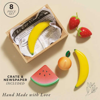 Le Toy Van Smoothie Fruits Wooden Market Crate