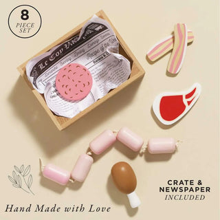 Le Toy Van Butchers Meat Wooden Market Crate