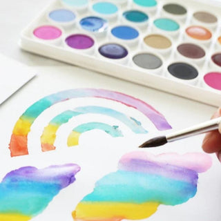 Ooly Lil Watercolour Paint Pods - Set of 36 Colours