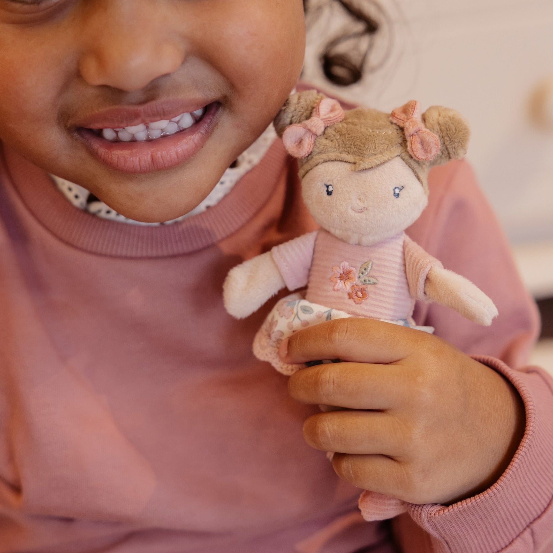 Little Dutch Cuddle Doll Rosa 10cm