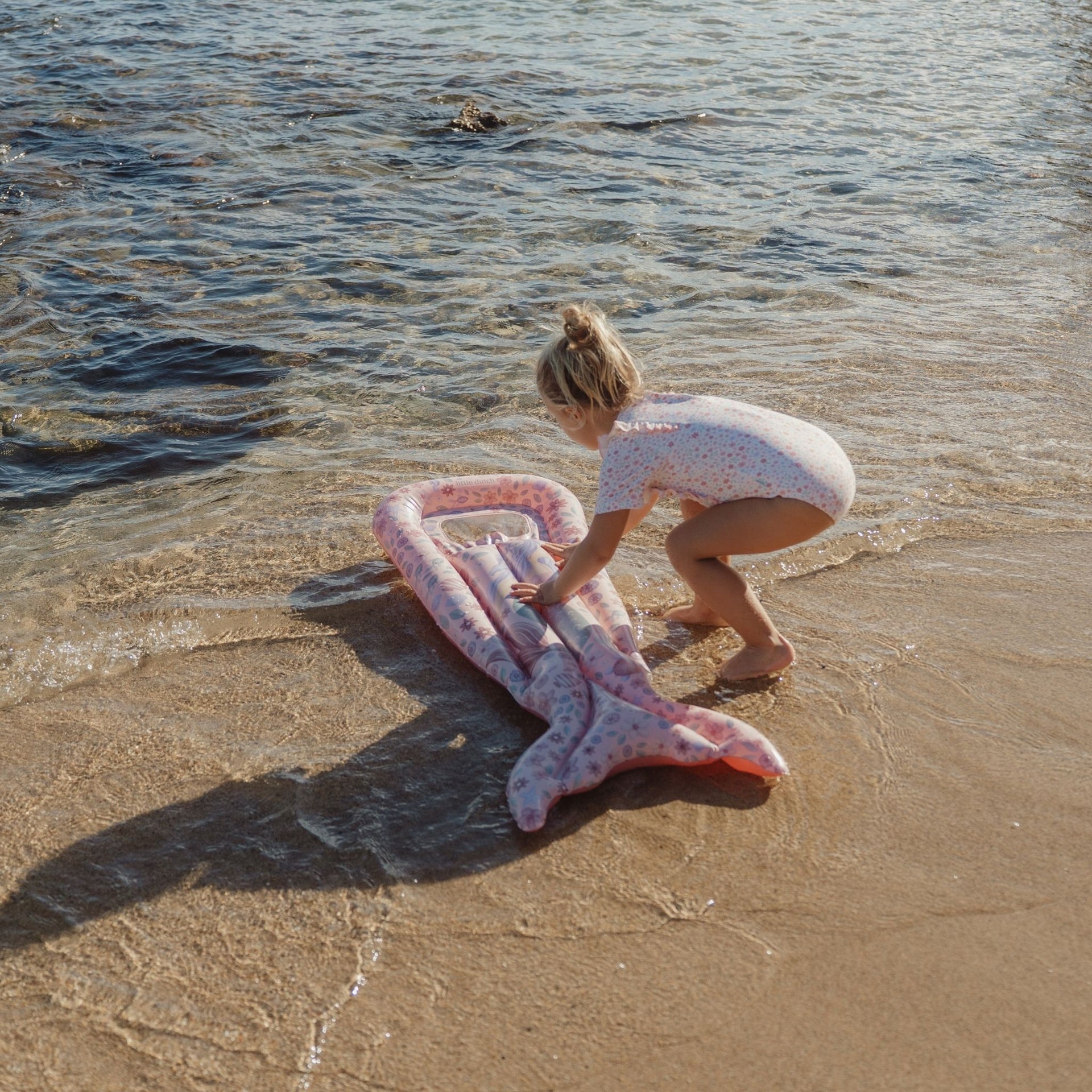 Little Dutch Airbed With Tail - Dreamy Mermaid