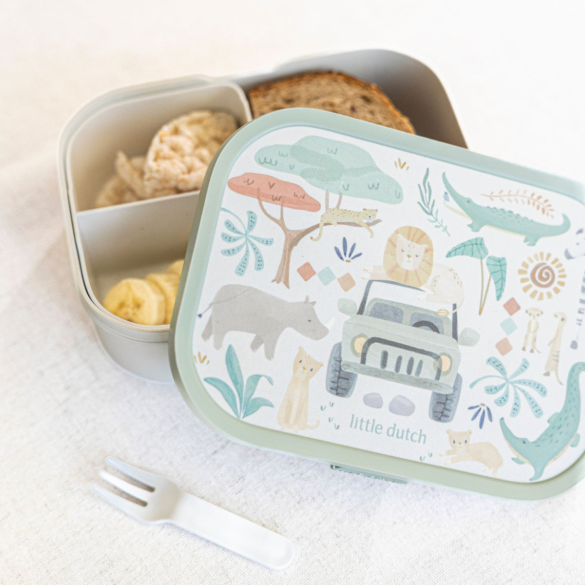 Little Dutch Campus Lunchbox  - Safari Friends