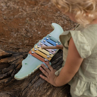 Little Dutch Crocodile Xylophone - Safari Friends