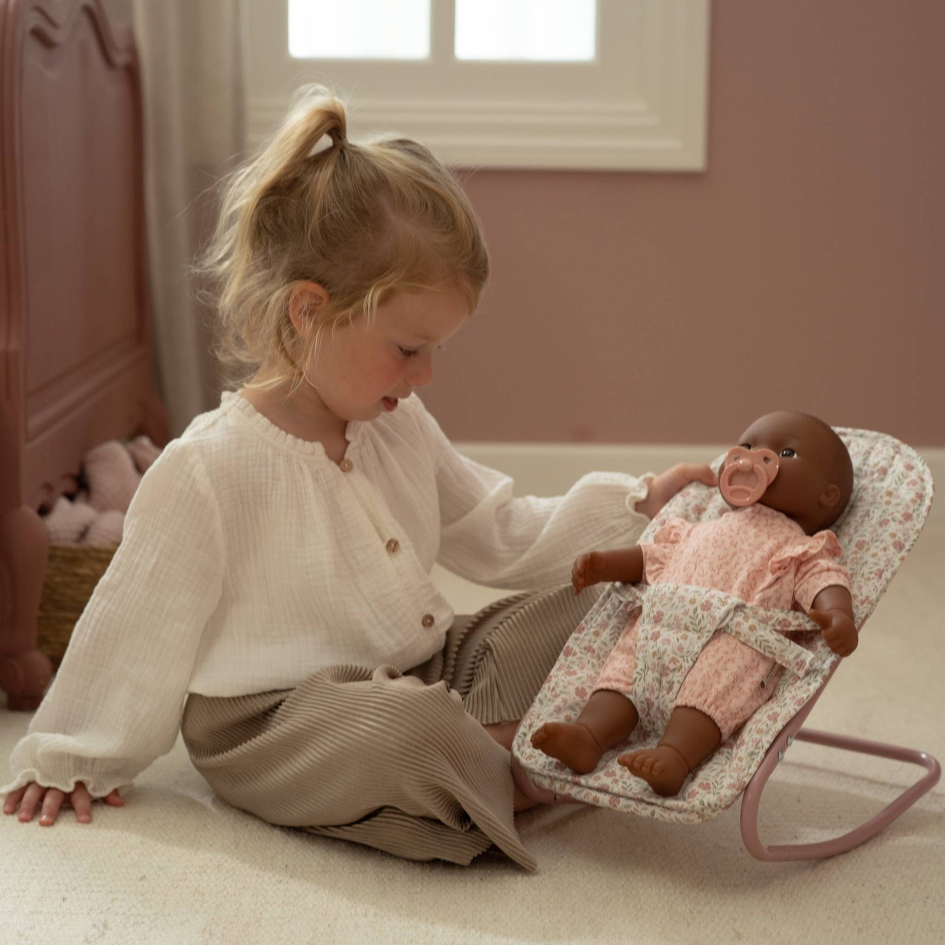 Little Dutch Doll Bouncer - White