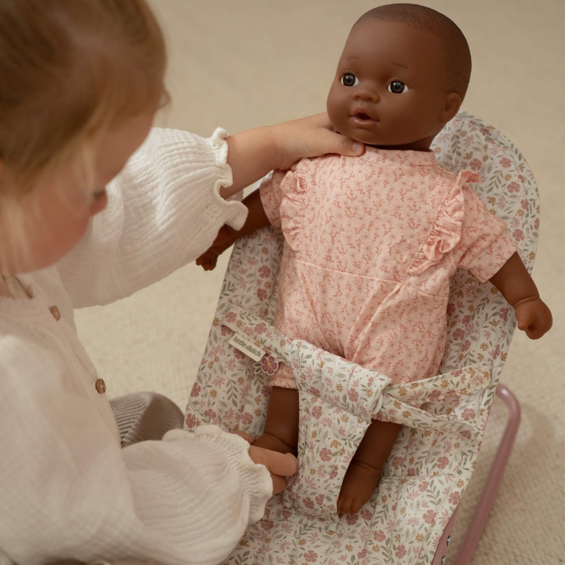 Little Dutch Doll Bouncer - White