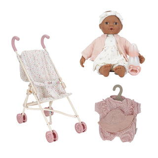 Little Dutch Doll & Stroller Bundle - Noa
