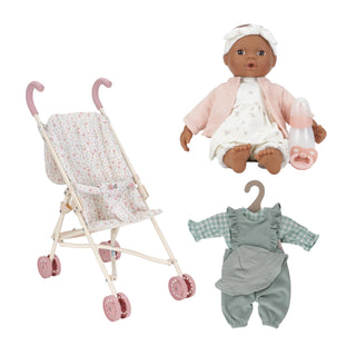 Little Dutch Doll & Stroller Bundle - Noa