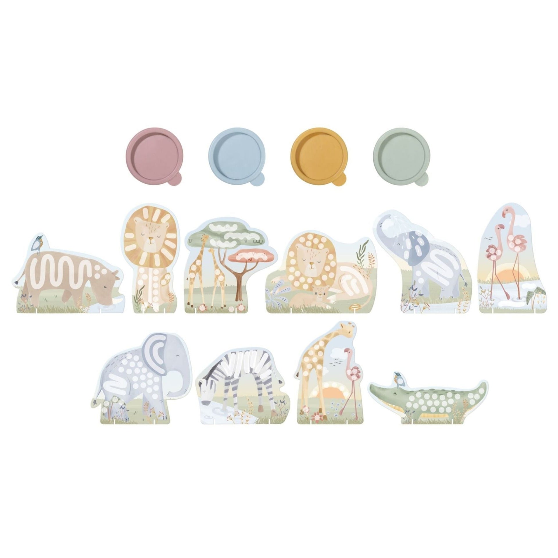 Little Dutch Finger Paints - Safari friends
