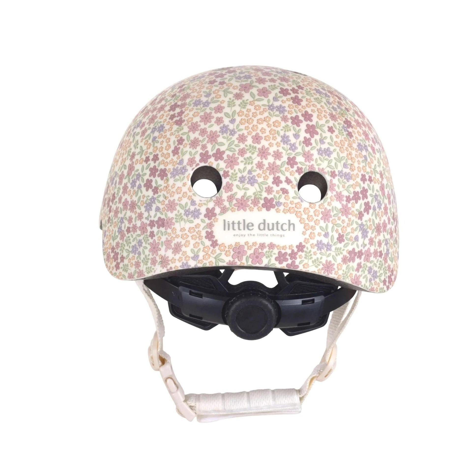Little Dutch Helmet - Off White Sunny Flowers