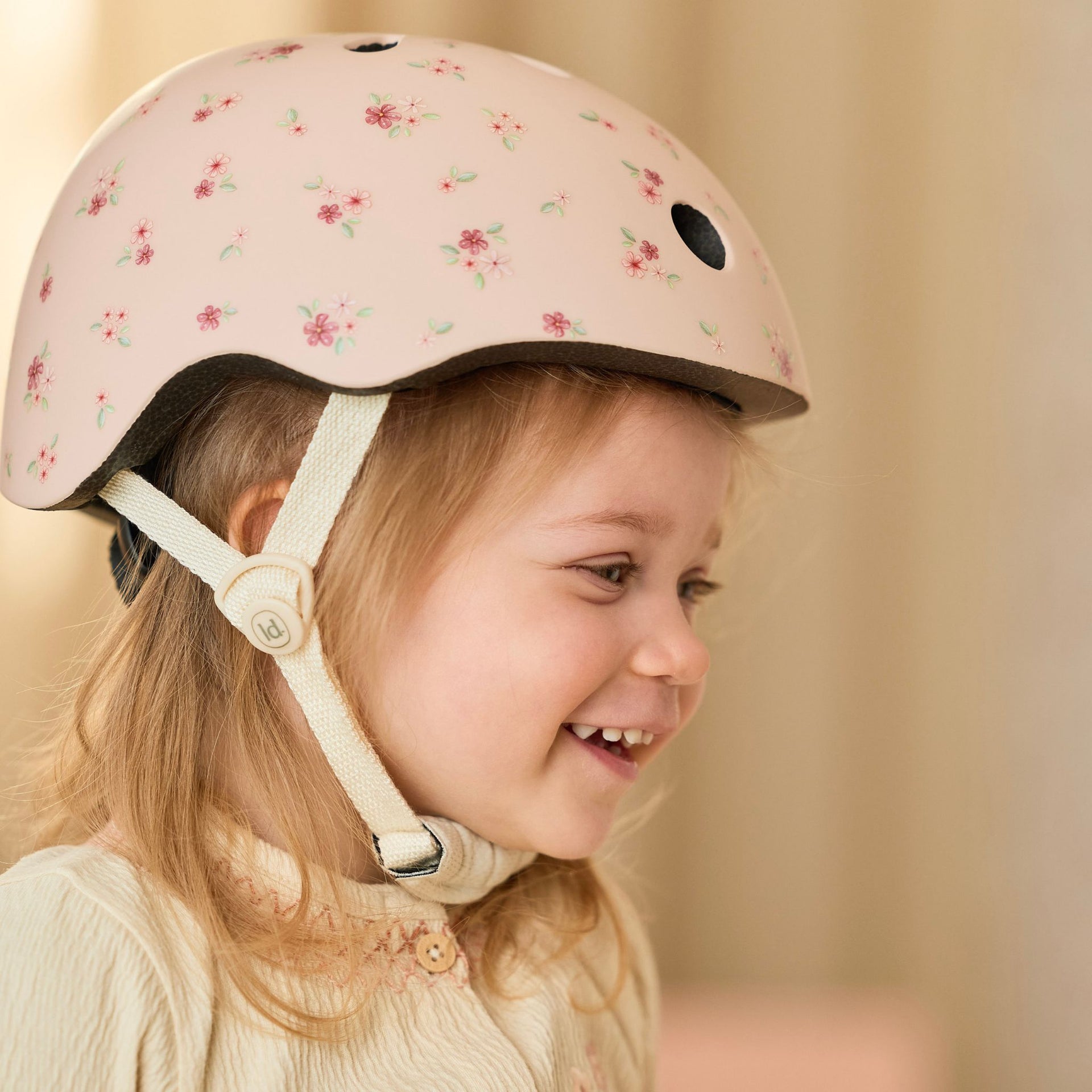 Little Dutch Helmet - Pink Fairy Floral