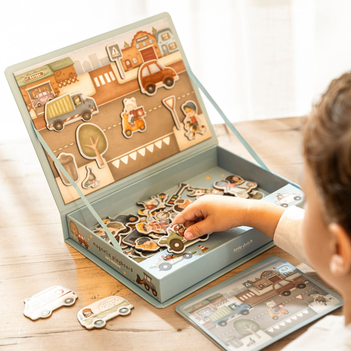 Little Dutch Magnetic Playboard - Jim's Vehicles