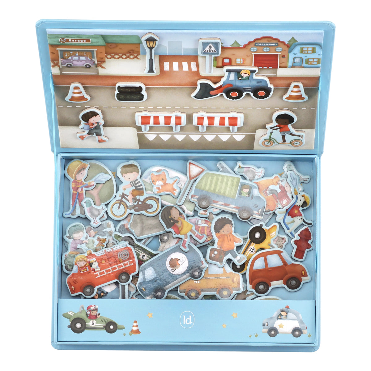 Little Dutch Magnetic Playboard - Jim's Vehicles