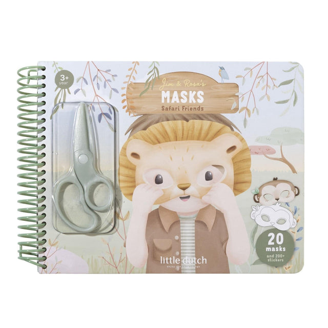 Little Dutch Mask Book - Safari Friends