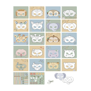 Little Dutch Mask Book - Safari Friends