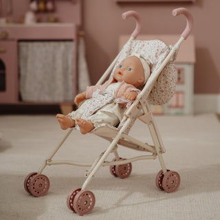 Little Dutch Metal Doll Stroller - White