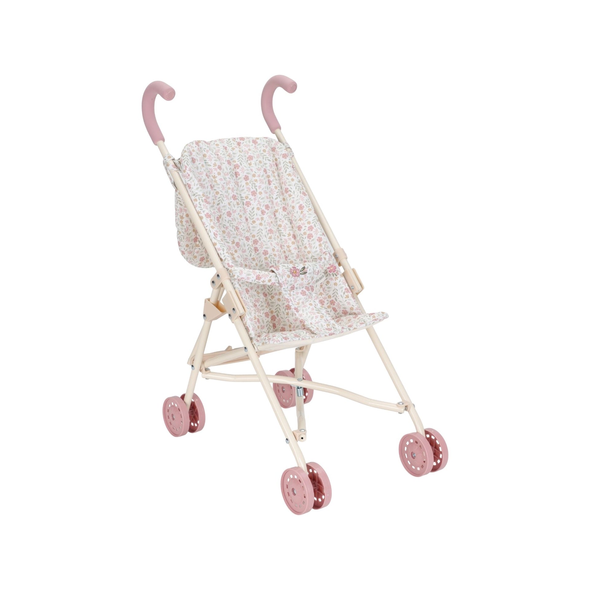 Little Dutch Metal Doll Stroller - White