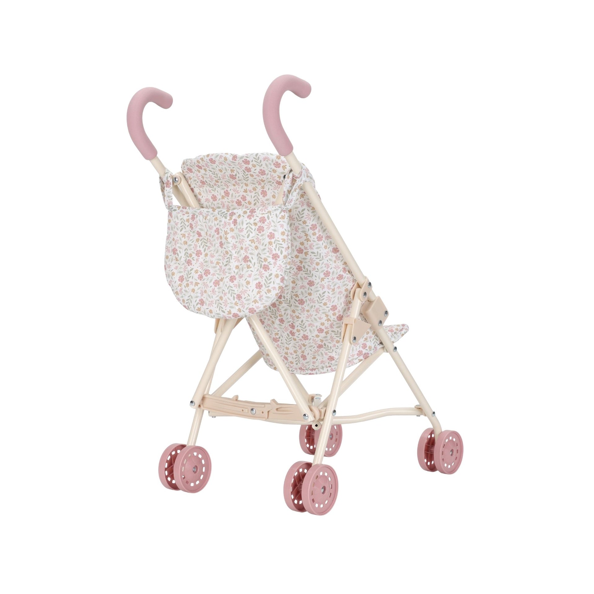 Little Dutch Metal Doll Stroller - White