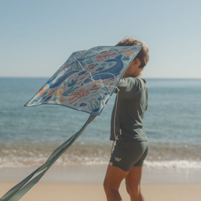 Little Dutch Ocean World Diamond Kite - Blue