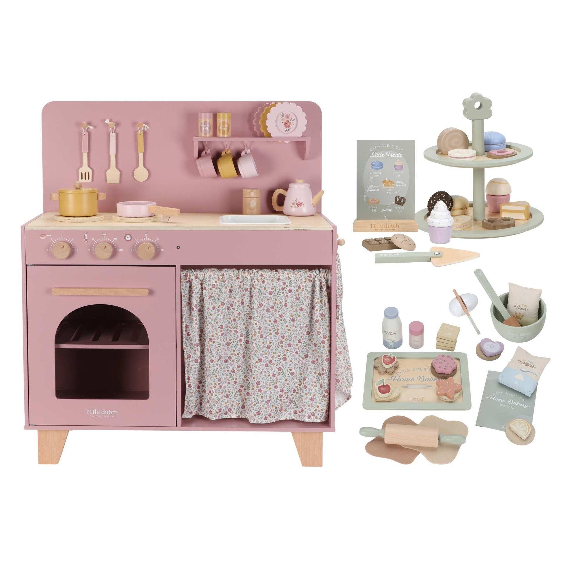 Little Dutch Pink Kitchen Bundle - Tea & Cake