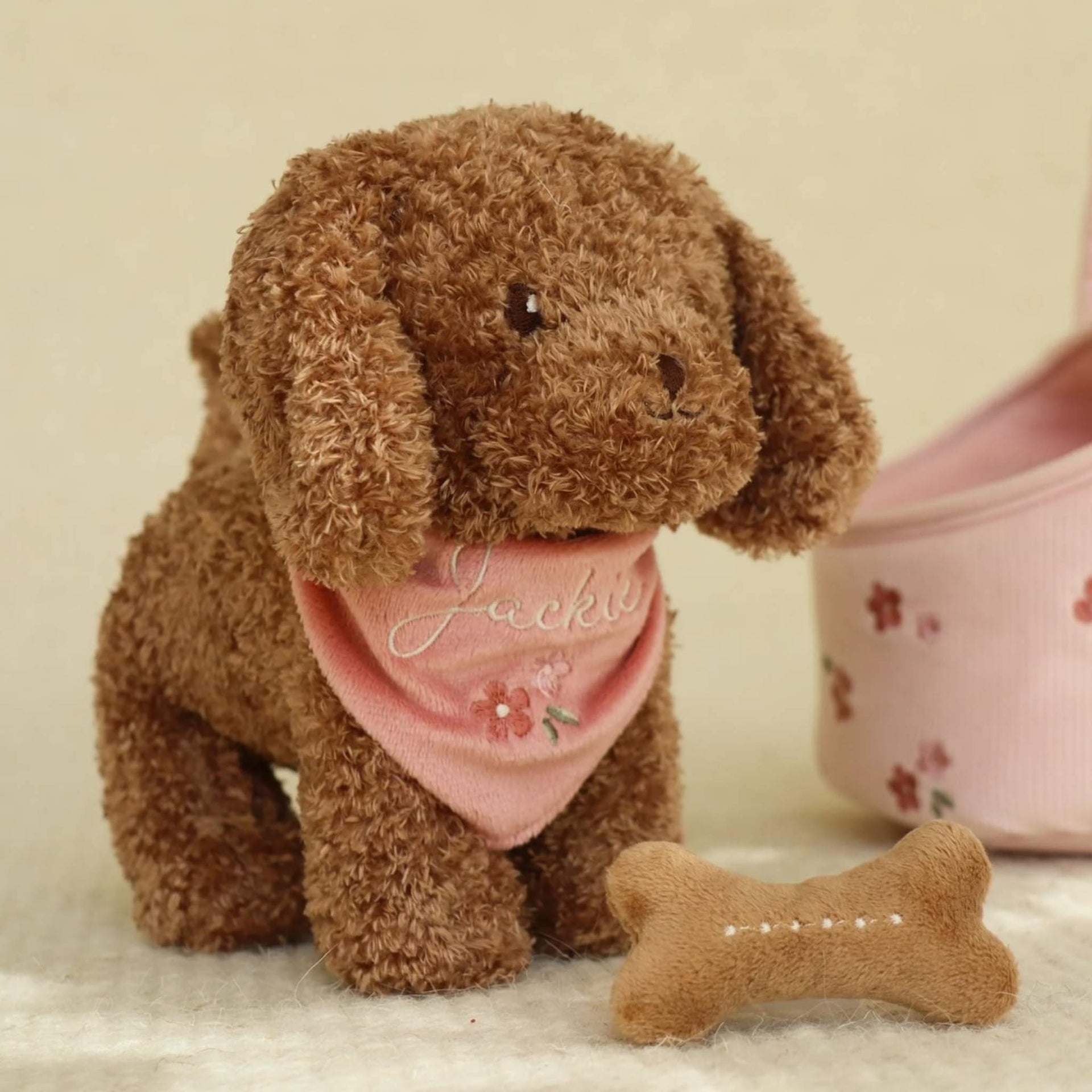 Little Dutch Plush Dog in a Bag - Jackie