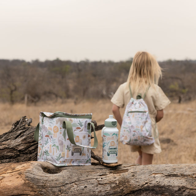 Little Dutch Drinking Bottle Pop-Up 400ml - Safari Friends