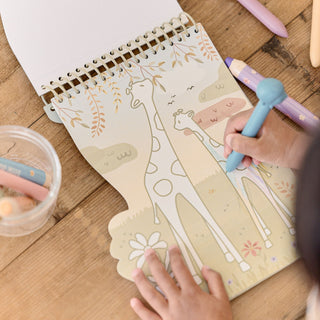 Little Dutch Flamingo Colouring Book - Safari Friends