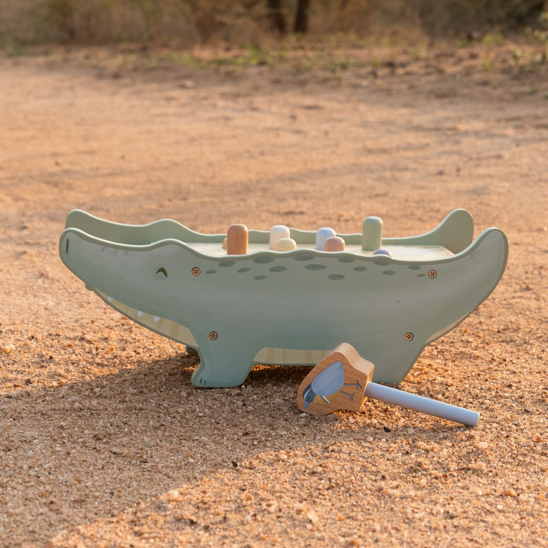 Little Dutch Wooden Hammer Bench - Safari Friends