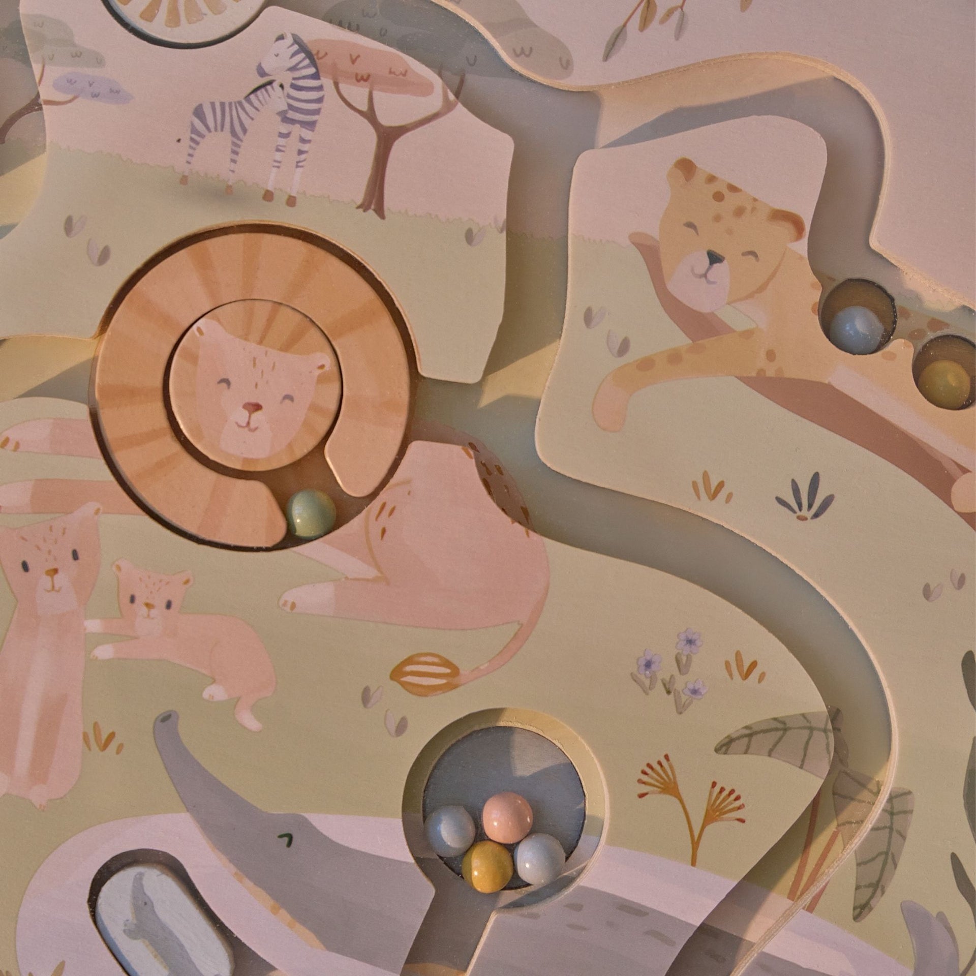 Little Dutch Magnetic Maze - Safari Friends