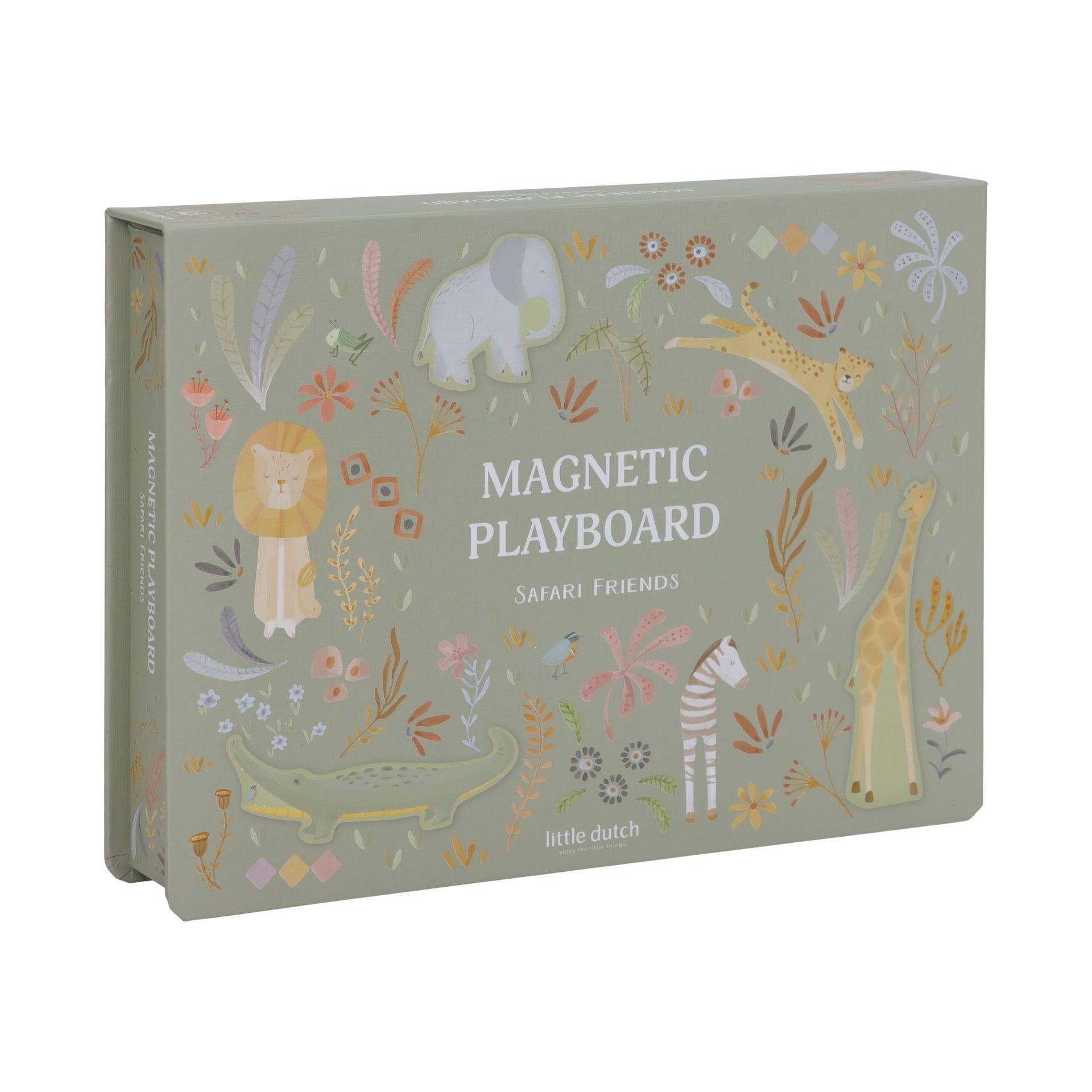 Little Dutch Magnetic Play Board - Safari Friends
