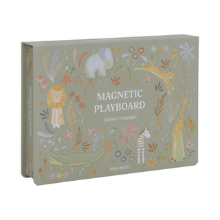 Little Dutch Magnetic Play Board - Safari Friends