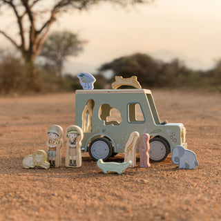 Little Dutch Shape Sorter Jeep - Safari Friends